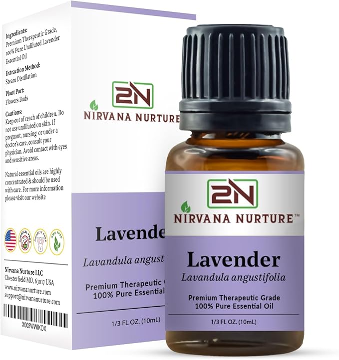 Lavender Essential Oil 100% Pure Premium Therapeutic Grade, Undiluted - Aromatherapy Diffuser for Calm and Relaxation, Skin Care, Hair Care-Velvo Beauty