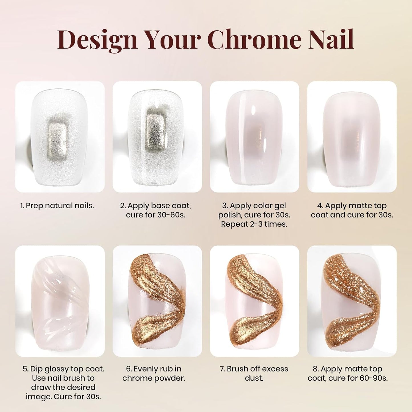 Beetles Matte Top Coat Gel Nail Polish Gel Top Coat & Base Set, 3Pcs Matte & Shiny Top Coat Nail Polish and Base Coat, No Wipe Long Lasting High Gloss and Matte Effects Soak off Uv DIY at Home-Velvo Beauty