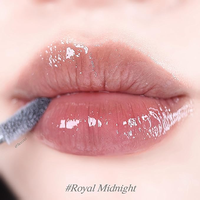 Keep In Touch The Black Plumper Tint | 2X Plumping Effect, Moisturizing Lip Gloss | Vegan and Cruelty-Free Korean Lip Tint (Royal Midnight)-Velvo Beauty