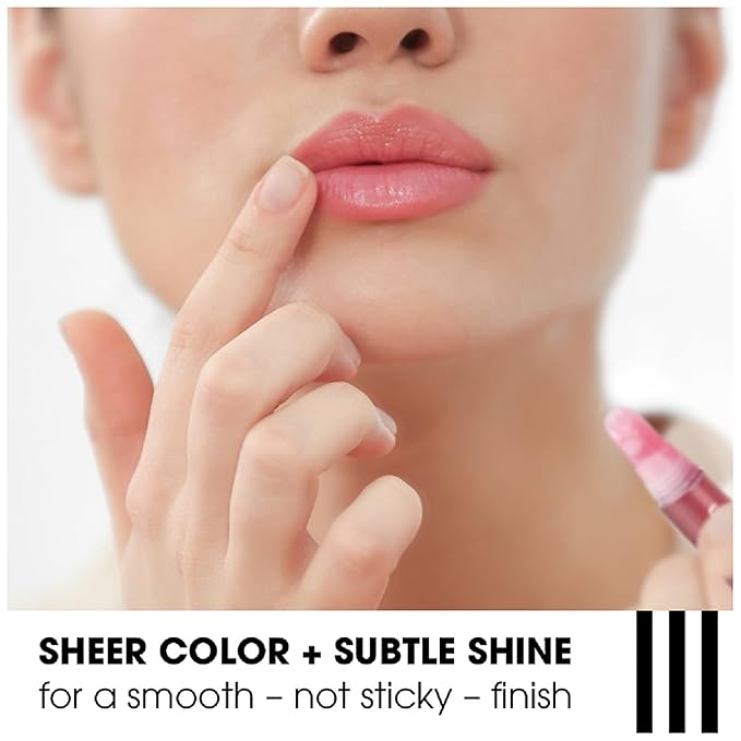 ChapStick Total Hydration Vitamin Enriched Nearly Nude Tinted Lip Oil Tube, Lip Care - 0.24 Oz-Velvo Beauty