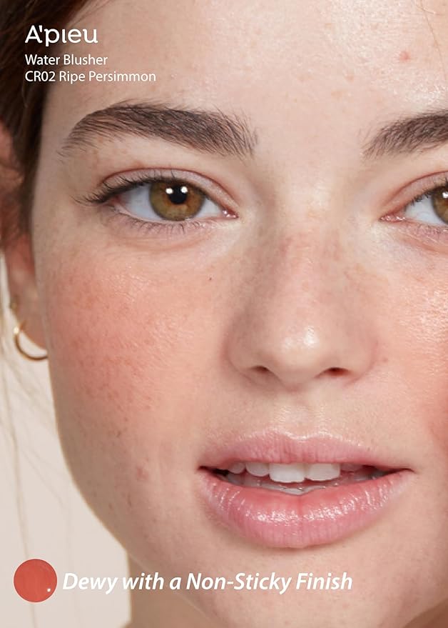 A'PIEU JUICY-PANG WATER BLUSHER (CR02 - Do You Like Persimmon?) Korean Liquid Blush For Cheeks K Beauty Makeup-Velvo Beauty