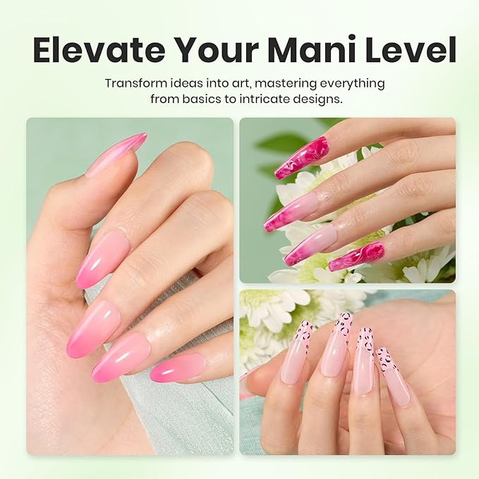 Beetles Nail Art Brushes, Clean Up Brush Gel Polish Nail Art Design Pen Painting Tools Fingernail Brush Nail Cleaning Brush Nail Art Liner Brush and Nail Dotting Pen Salon Diy at Home-Velvo Beauty