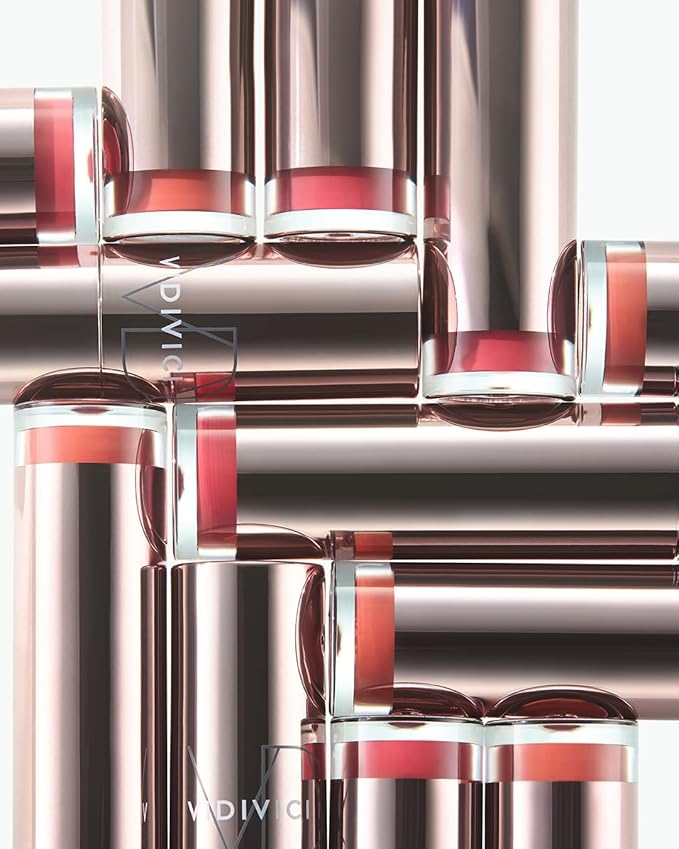 VIDIVICI Millennial Tint Glit - Transfer Proof Moisture Korean Lip Tint with Long-Lasting Color, Lightweight Water Jelly Texture, Hydrating & Smudge-Free Lip Stain, 0.13oz (09 SALTED PEACH)-Velvo Beauty