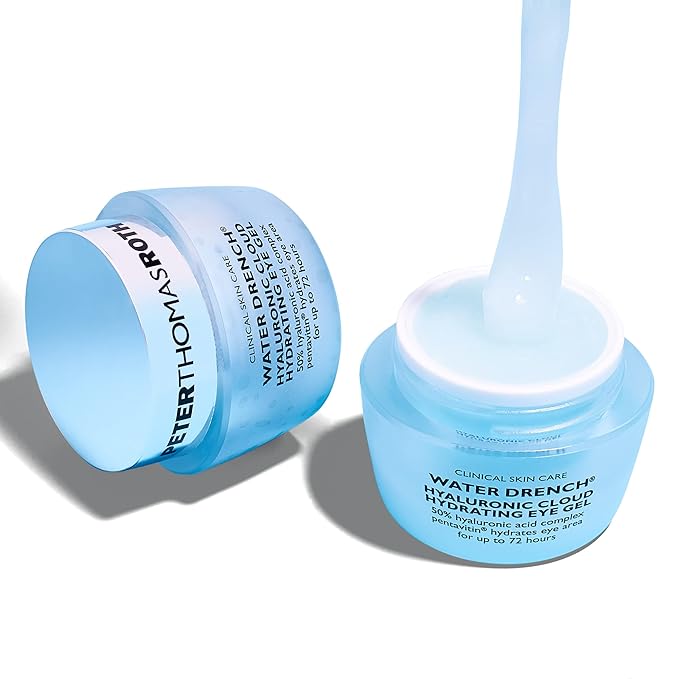 Peter Thomas Roth | Water Drench Hyaluronic Cloud Hydrating Eye Gel | Hyaluronic Acid Eye Gel With Caffeine, for Fine Lines, Wrinkles, Under-Eye Puffiness and Dark Circles-Velvo Beauty