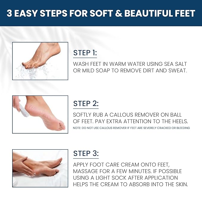 Nordic Care peppermint Foot Care Cream - Intensive Repair Foot Cream With Eucalyptus & peppermint Oil For Dry Feet & Cracked Heels, Foot Care Cream Provide Deep Hydration | (6 oz, Pack of 1)-Velvo Beauty