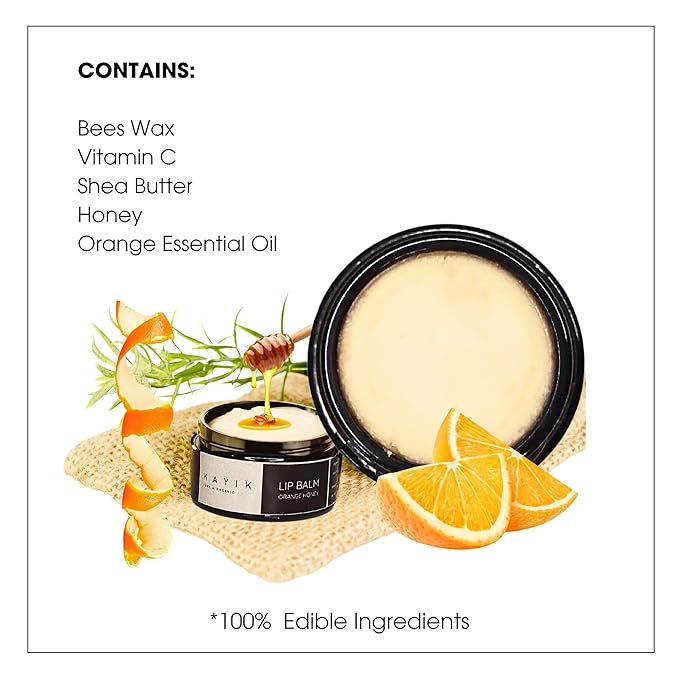 Orange Honey - Organic Lip Balm-Velvo Beauty
