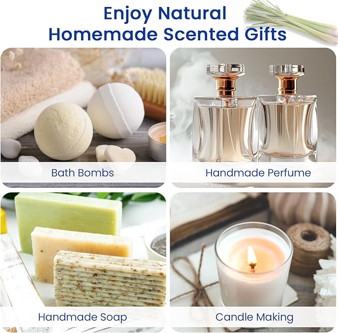 HIQILI Lemongrass Essential Oil, 100% Pure Natural Undiluted Premium Oils - 3.38 Fl. Oz-Velvo Beauty