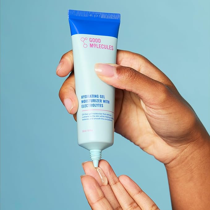 Good Molecules Hydrating Gel Moisturizer - Oil Free Face Moisturizer for Oily Skin With Ultra Hydrating Electrolytes to Rejuvenate, Skin Care for Face-Velvo Beauty