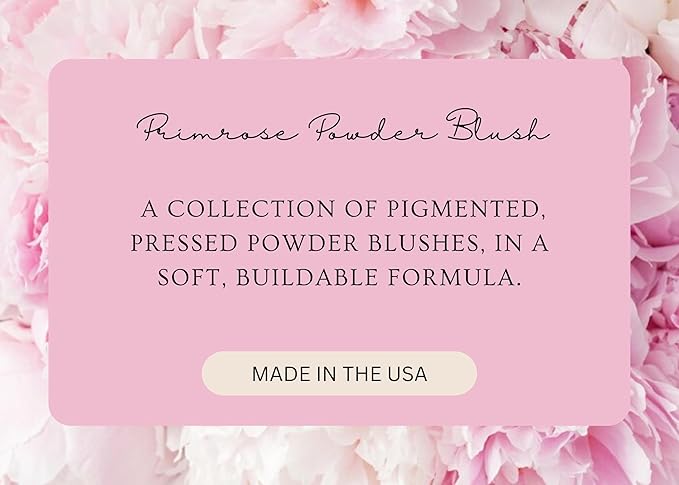 PRIMROSE POWDER BLUSH, Pressed Blush Face Makeup, Buildable Formula, Smooth Finish, Paraben Free, Made in the USA 0.11 oz. (Chocolate)-Velvo Beauty