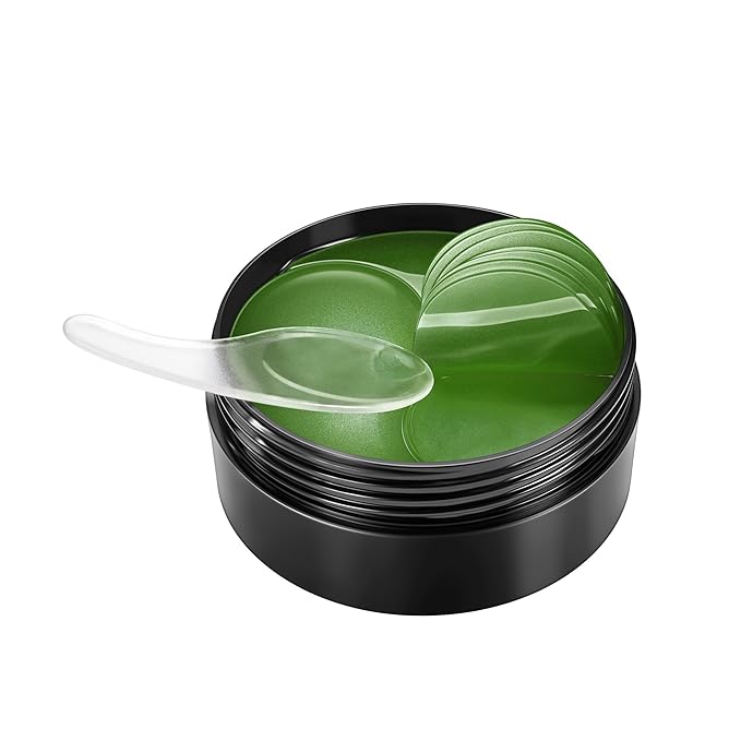 Under Eye Patches, Green Tea, 30 Pairs, Skin Treatment Masks for Dark Circles, Puffiness, Wrinkle, Hydrating Eye Mask, Anti-Ageing, Collagen, Plant Extract-Velvo Beauty