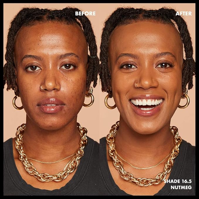 NYX PROFESSIONAL MAKEUP Total Control Pro Drop Foundation, Skin-True Buildable Coverage - Nutmeg-Velvo Beauty