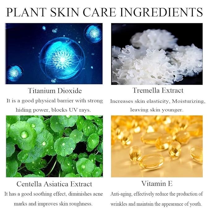 Air Cushion CC Cream Mushroom Head Cushion Foundation, BB Cream Face Makeup for Mature Skin Moisturizing Concealer Brighten Long-Lasting, Even Skin Tone for All Skin Types (Nude)-Velvo Beauty