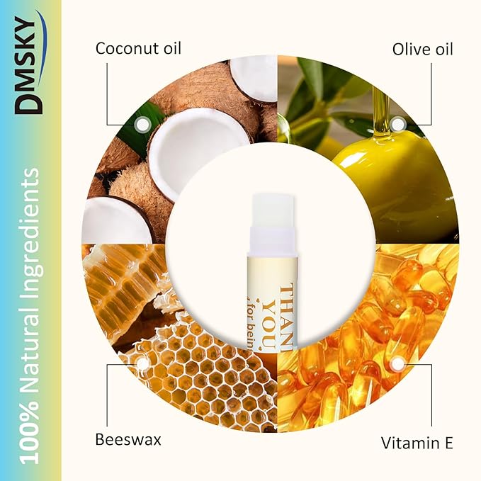 DMSKY Appreciation Gifts 60 Pcs Lip Balm Bulk, Staff Appreciation Gifts Bulk Thank You Gifts Bulk for Coworkers Teacher Worker Employee Leaving Farewell Gifts-Velvo Beauty