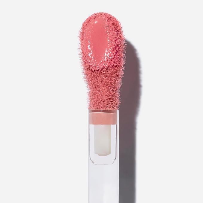 Saie Dew Blush - Lightweight Liquid Blush with a Blendable + Buildable Cream Finish - Dewy Cheek Tint with Doe Foot Wand Makeup Applicator - Neutral Pink Blush - Sweetie (.40 oz)-Velvo Beauty