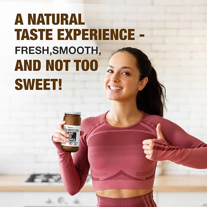 Biolore Sea Moss Gel - Shilajit 16oz, Wildcrafted Irish Seamoss with Essential Vitamins & Trace Minerals, Vegan Superfood Made in USA-Velvo Beauty