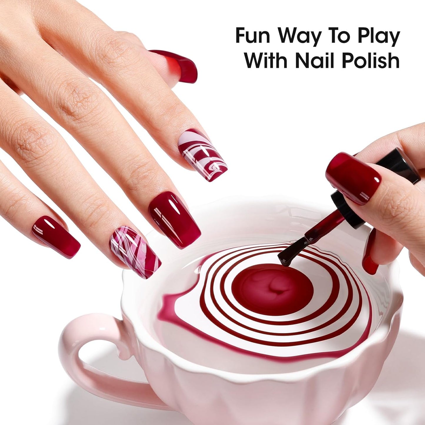 GELLEN 12 Colors Nail Polish Set, Fall Winter Trendy Air Dry Regular Nail Polish for Women Fingernail Toe Nails, Not UV Gel, Hema Free, Non-toxic, Black White Gray Nude Red Brown Gold Silver Set-Velvo Beauty