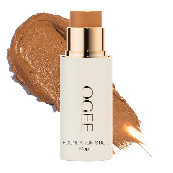 Ogee Sculpted Complexion Foundation Stick (Maple 9.0W - Medium Deep, Golden Bronze Undertones) Full Coverage Foundation Makeup - Instantly Balance & Even Complexion - 70% Organic Ingredients-Velvo Beauty