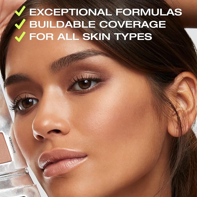 Woosh Beauty, Fold out Face Original Makeup Palette, Travel, All in One, Neutral Cream & Powder (#3 Medium)-Velvo Beauty