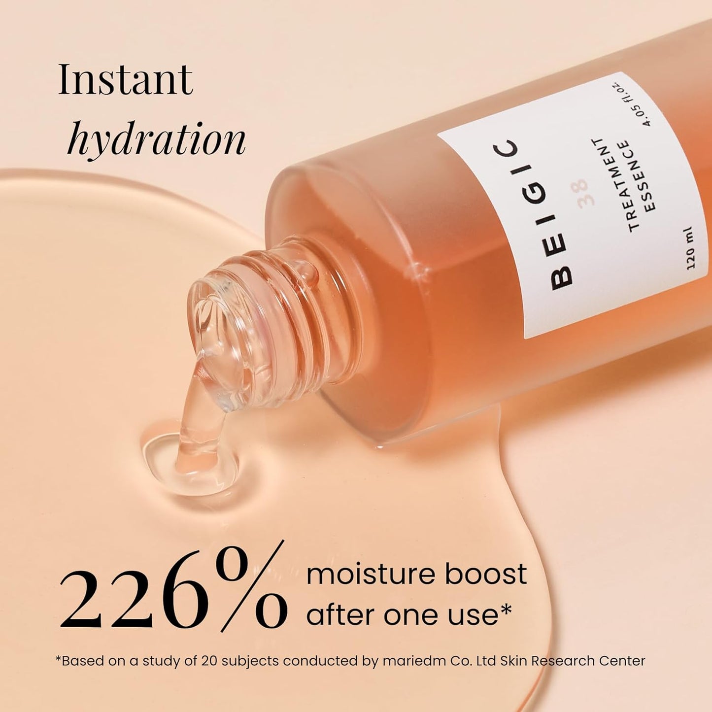 BEIGIC Treatment Essence - Hydrating Face Essence for Radiance & Smooth Skin Texture with Vegan Peptides & Niacinamide for Glass Skin (1.01 Fl. Oz)-Velvo Beauty