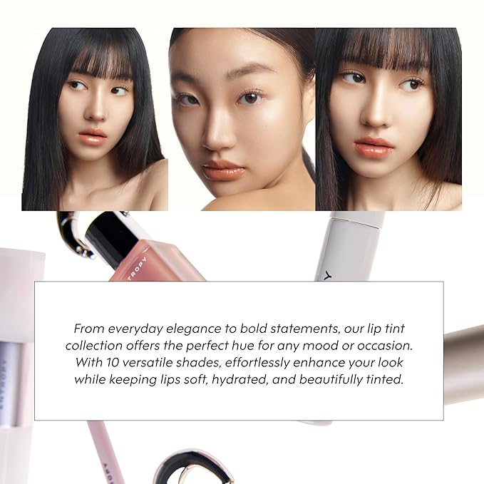 ENTROPY Makeup 2-in-1 Charm Shiny Glowy Lip & Cheek Gloss Tint Keychain, High Pigment Glossy Lip Color & Plumping Gloss, C1 Opal Charm-Velvo Beauty