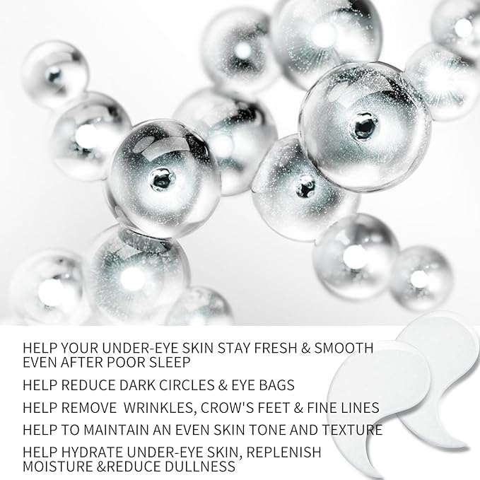 Advanced Snail Hydrogel Eye Patch 60 Patches, Gel Serum Mask, Undereye Treament, Fine Lined, Puffy Eyes, Refresh, Hydrate, Paraben free, Phthalates free, Skincare-Velvo Beauty