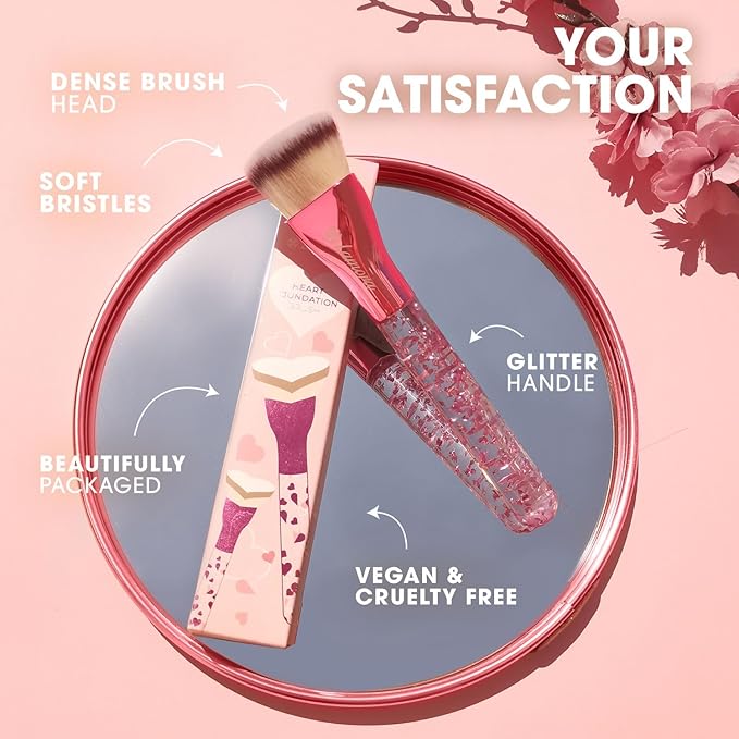 Blending Liquid Makeup Foundation Brush - Kabuki Contour Brush, Face Buffing Brush With Pro Quality Synthetic Dense Bristles For Stippling Mineral Cream, Powder, Blush-Velvo Beauty