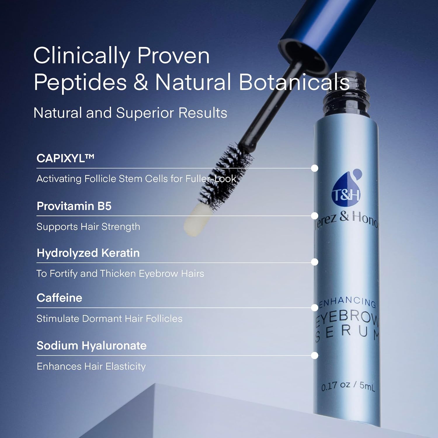 Natural Eyelash Serum with Eyebrow Serum Set - Boost Eyelash Growth Enhancer for Longer, Thicker, Fuller-Looking Lashes and Brows - Gentle & Effective Formular [3 mL + 5mL]-Velvo Beauty