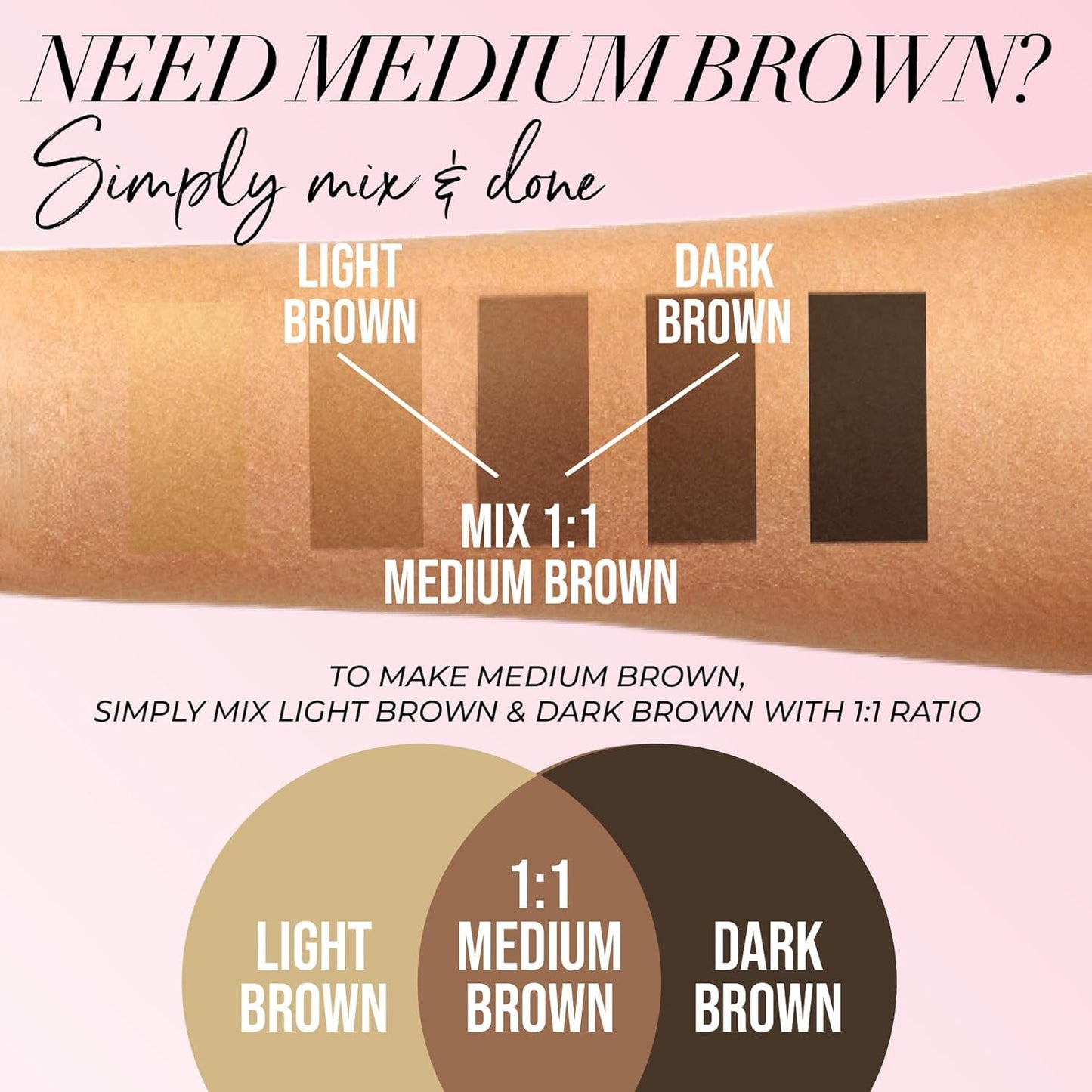 Hybrid Liquid for Professional Eyebrow Kit (Multicolor-3)-Velvo Beauty