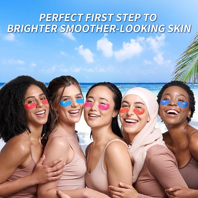 Eye Gel Pads (24 Pairs) - Under Eye Patches for Puffy Eyes, Wrinkles, Dark Circles, Natural Collagen Eye Gels, Under Eye Mask Patches for Face to Soothe Puffiness, Eye Bags-Velvo Beauty