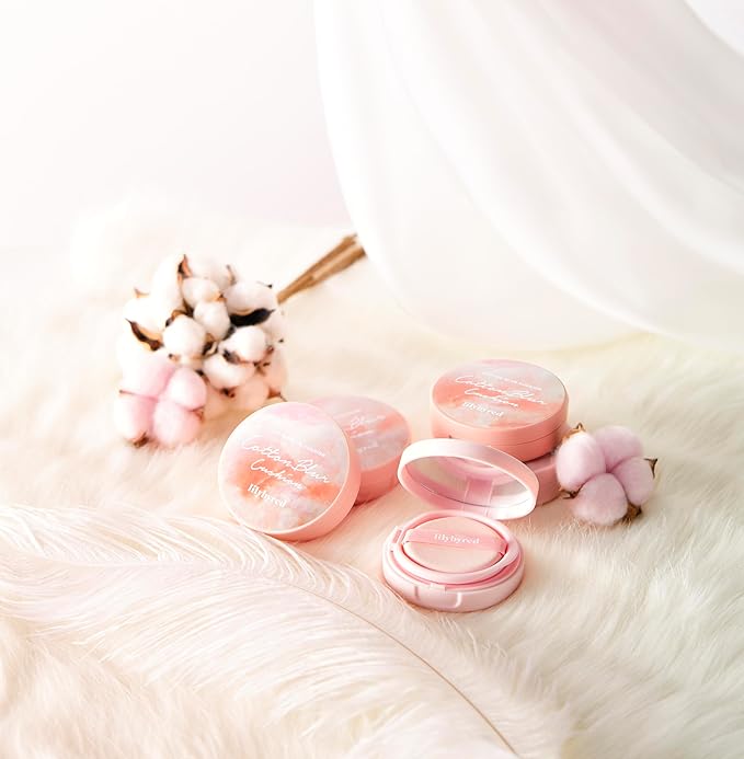 Cotton Blur Cushion SPF50+PA+++ - Skin Cover, Long-Lasting, Powdery Finish for a Flawless Look (23 Natural Cotton)-Velvo Beauty