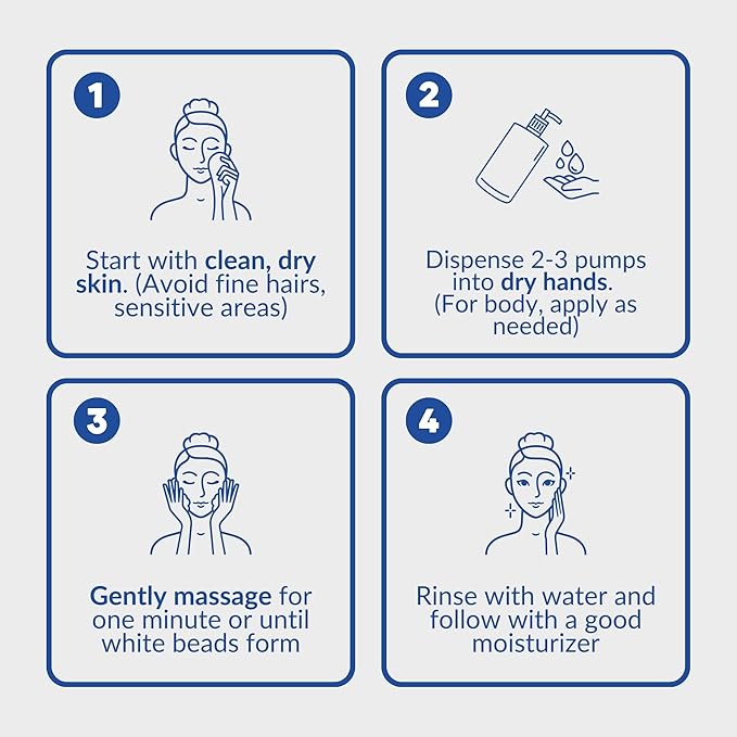 Cure by Toyo | Aqua Gel Gentle Exfoliator | Clear and Softer Skin | Non-Abrasive Face and Body Cleanser | Sensitive Skin | 2 Pack-Velvo Beauty