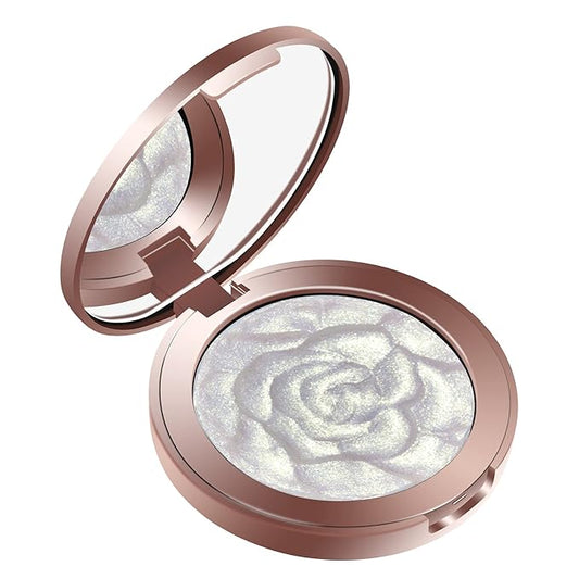 Highlighter Makeup, Cream Highlighter, Face Highlighter, Long Lasting Glitter Highlighter Makeup Palette - Silver White Highlighter-Velvo Beauty