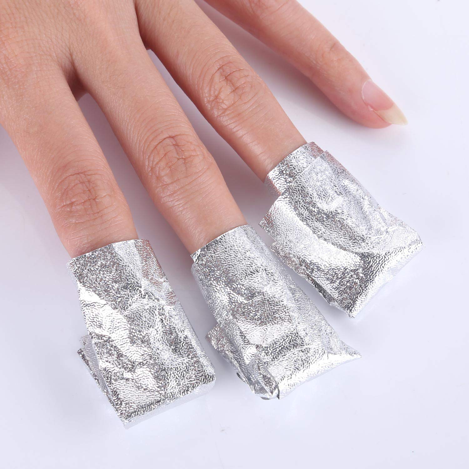 BTYMS 400 Pcs Gel Nail Polish Remover Wraps Nail Foil Wraps Soak Off Cotton Pads Lint Free Finger Nail Wipes-Velvo Beauty