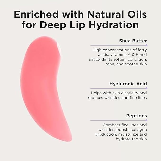 Côte Beauty The Necessity Peptide Lip Shine in Lyla - Plumping Coral Lip Gloss with Hyaluronic Acid, Shea Butter & Jojoba Oil - Non-Sticky, Long-Lasting Hydrating Formula-Velvo Beauty