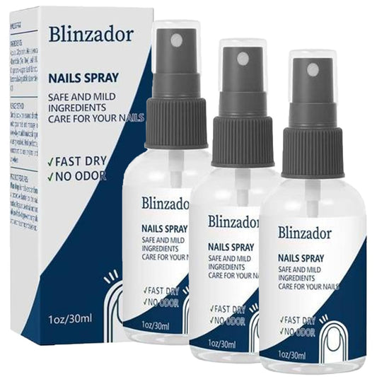 Nail Spray, Long Lasting Nail Polish, 7Days Nail Treatment, Keeps Feet Fresh & Dry All Day, for All Nail Types (3 pcs)-Velvo Beauty