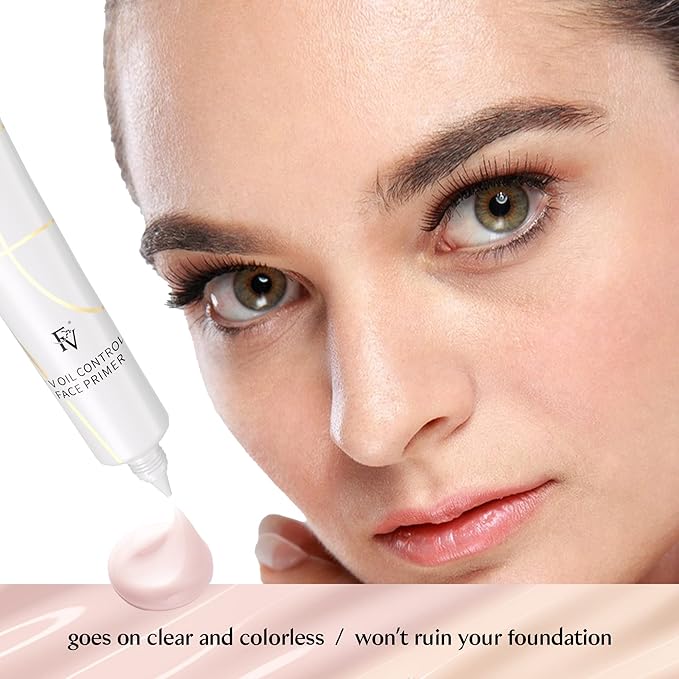 FV Primer, Hydrating Foundation Primer for All Skin Tones with Natural Looking Without Creasing, Smudging, or Fading, Hydrate Moisturizes Makeup Face Primer 1 Fl Oz(30ml)-Velvo Beauty