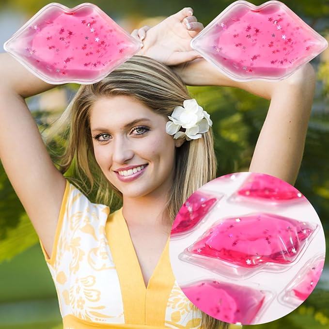 Eye Pad, Gel Eye Pad, Cooling Eye Pads, Gel Eye Mask,Gel Ice Pack, Cooling Ice Eye Masks, Hot Cold Eye Mask, Eye Ice Pack, Gel Eye Mask for Puffy Eyes, Migraine, Puffiness (10 pcs)-Velvo Beauty