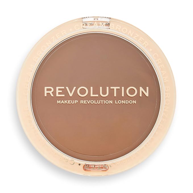 Revolution Beauty, Ultra Cream Face Bronzer, Buildable & Blendable Cream Contour, Vegan & Cruelty Free, Light, 0.24 Oz.-Velvo Beauty