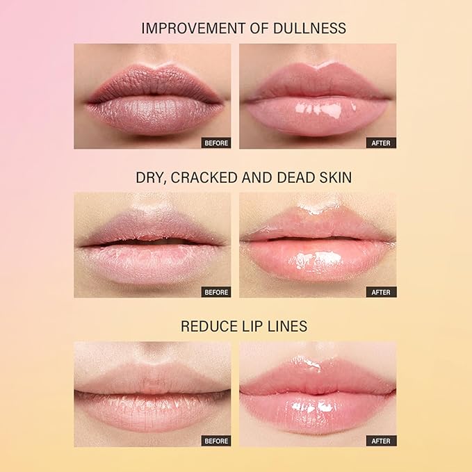 Lip Balm, Hydrating Lip Balm with Glossy Finish, Moisturizing Lip Care for Soft & Smooth Lips - Fruit Flavored Lip Mask & Treatment for Dry, Chapped Lips, 0.35 oz, 1# Unscented-Velvo Beauty