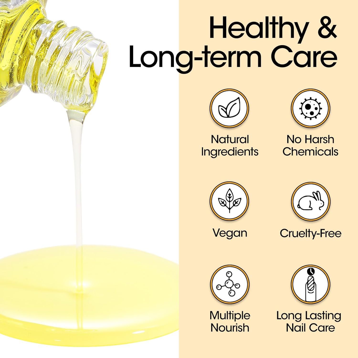 Gellen Cuticle Oil & Softener for Nails, 2 Pcs 18ml Cuticle Remover & Strengthener, Nail Cuticle Protector, 2 in 1 Nail Care Kit for Cuticle Removing & Repairng Manicure Essentials for Gel Nail Polish-Velvo Beauty