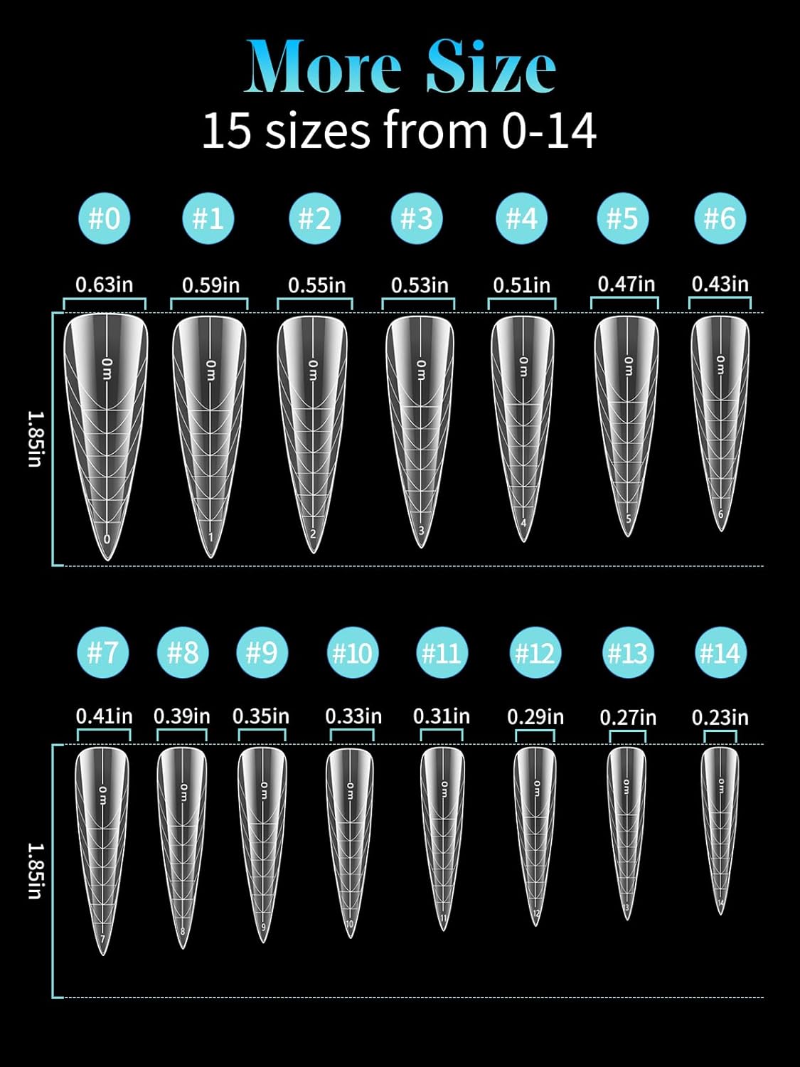 EBANKU Dual Nail Forms for Poly Extension Gel, 450 PCS Pink Nail Forms Reusable Acrylic Nail Molds Sets, 15 Sizes Nail Extension Forms for Builder Gel Manicure Nail Art Design Salon DIY-Velvo Beauty