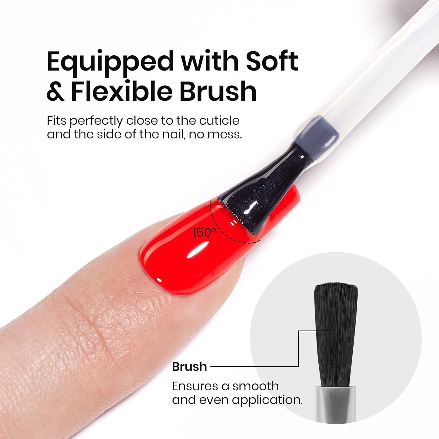 Beetles No Wipe Gel Top Coat, 15ml Top Coat Gel Nail Polish Clear Color Shine Finish and Long Lasting, Soak Off U v Nail Lamp Gift for Girls-Velvo Beauty