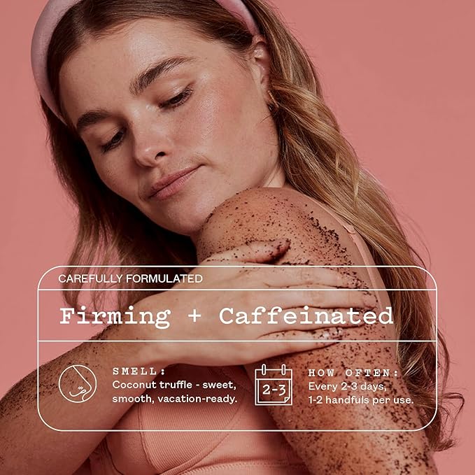 Frank Body Coconut Coffee Scrub | Natural, Vegan, Cruelty Free Exfoliating Body Scrub Firms, Tones, and Brightens with Coffee Grinds, Grapeseed Oil, Coconut Oil, and Jojoba Beads | 7.05 oz / 200 g-Velvo Beauty