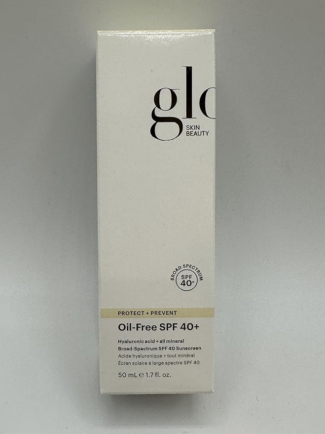 Glo Skin Beauty Oil Free SPF 40+ Hyaluronic Acid Infused All Mineral Sunscreen - Protect Against Sun Damage & Aging Environmental Skin Stressors - Weightless, Invisible Finish-Velvo Beauty