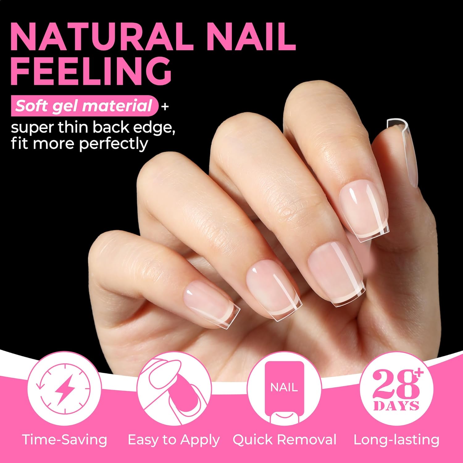 UNA GELLA Extra Short Coffin Nail Tips: XS 216pcs Pre-shape Press on Nails Extra Short Coffin Gel Tips Full Cover Acrylic Fake False Nails Extension 12 Sizes Gelly Tips-Velvo Beauty