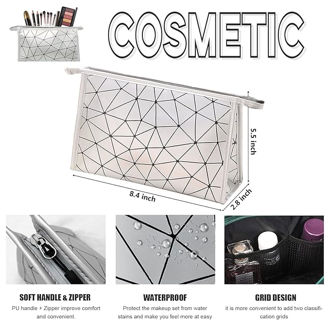 All in One Makeup Kit for Women Full Kit, Includes 12 Colors Eyeshadow Palette, Lash Mascara, Liquid Eyeliner, Eyebrow Powder, 5 Pcs Makeup Brush and Cosmetic Bag, Makeup Gift Set for Women & Teens-Velvo Beauty