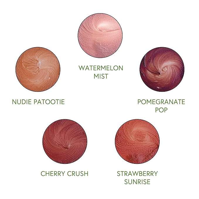 Honeybee Gardens Totally Natural Strawberry Sunrise Tinted Lip Balm, Nourishing Moisture With A Kiss Of Color, Vegan, Gluten-Free-Velvo Beauty