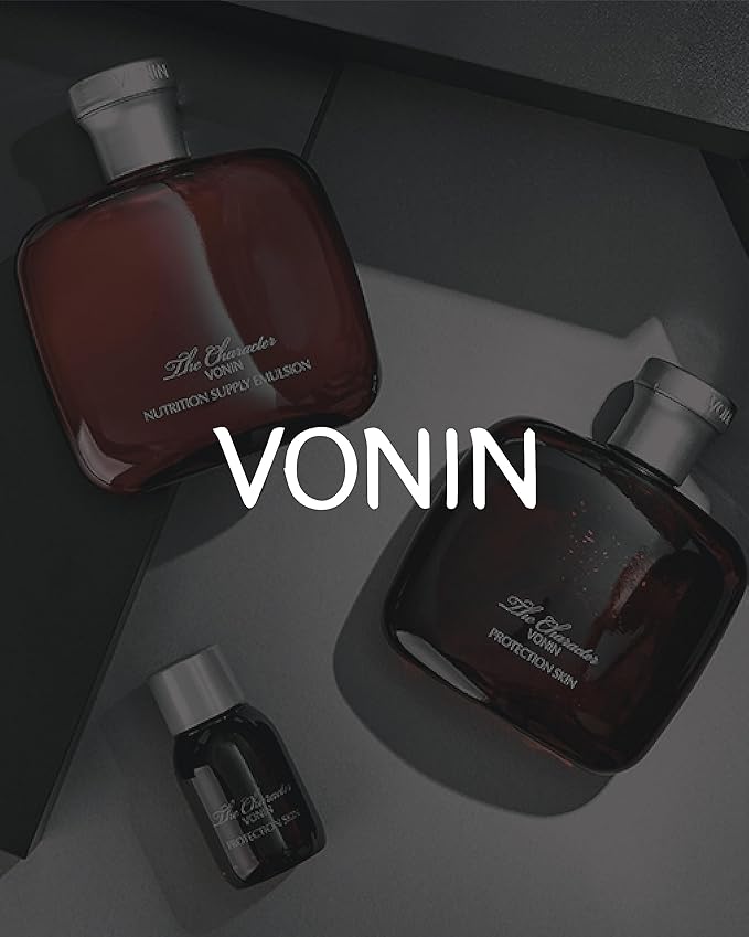 The Character Set (11.5fl oz) - Daily Skincare Kit for Men's Skin Protection & Rejuvenation by LG Beauty. Toner, Emulsion with Woody Musk Scent.-Velvo Beauty