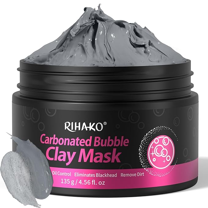 Carbonated Bubble Clay Mask -Exfoliation Face Mask | Detoxing Clay Mask for Blackhead Removal,Dull Skin,Skincare Facial Mask for Controlling Oil and Refining Pores,Mothers Day Gifts for Wife-Velvo Beauty