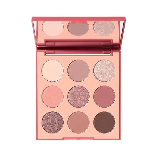 Morphe 9V Vintage Rose Artistry Palette - Mauve & Rose-Toned Makeup Palette with Matte and Shimmer Finishes - Highly Pigmented Eye Makeup with a Blendable & Buildable Formula (0.35 oz)-Velvo Beauty